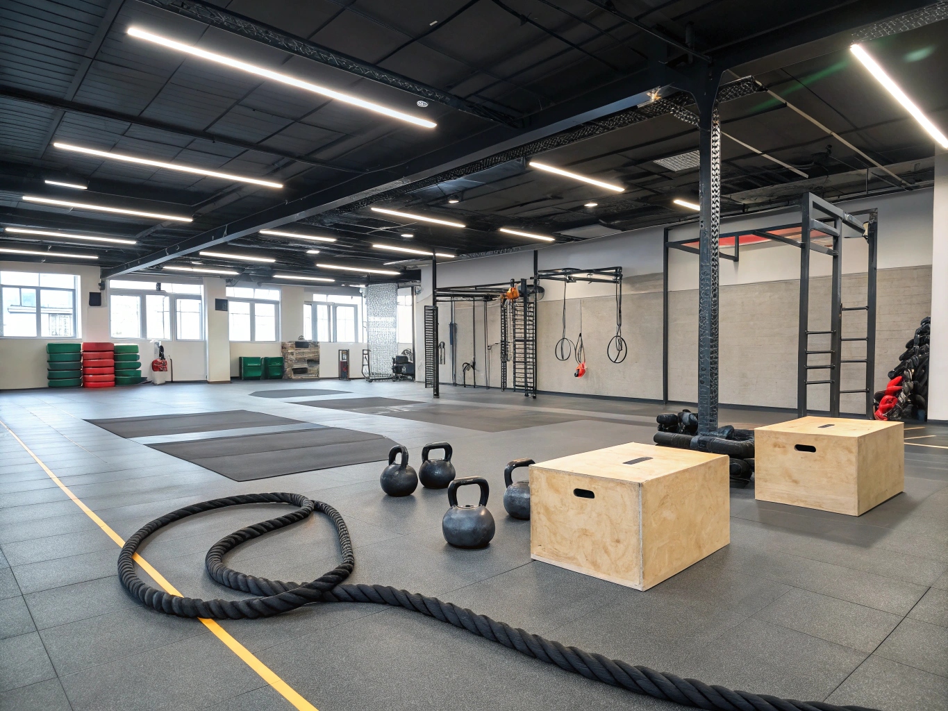 Intensiv HIIT-träning i Myvertria gym
